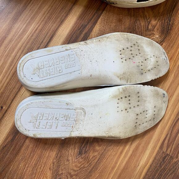 GOLDEN GOOSE Superstar Scribble White Leather Skateboard Sneaker Shoes Size US 8 - Picture 14 of 16